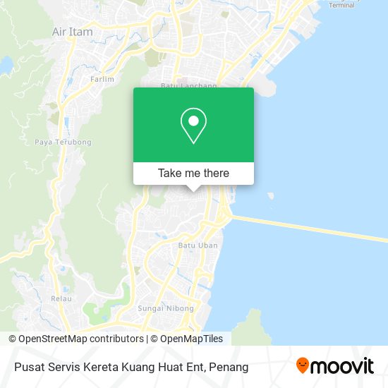 Pusat Servis Kereta Kuang Huat Ent map