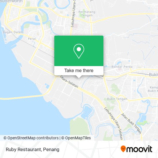 Ruby Restaurant map