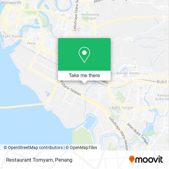 Restaurant Tomyam map