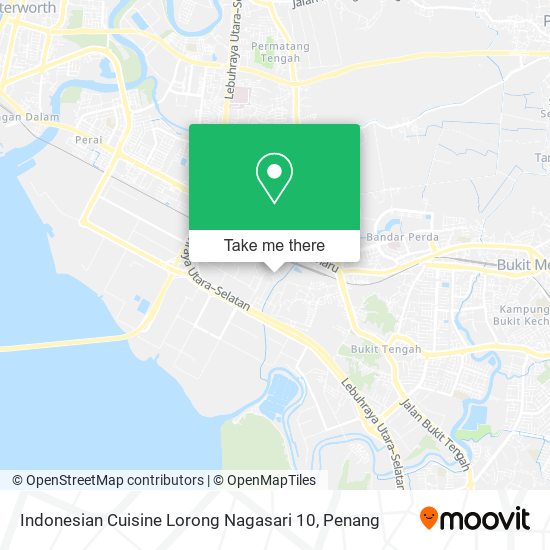 Peta Indonesian Cuisine Lorong Nagasari 10