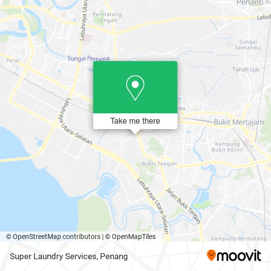 Super Laundry Services map