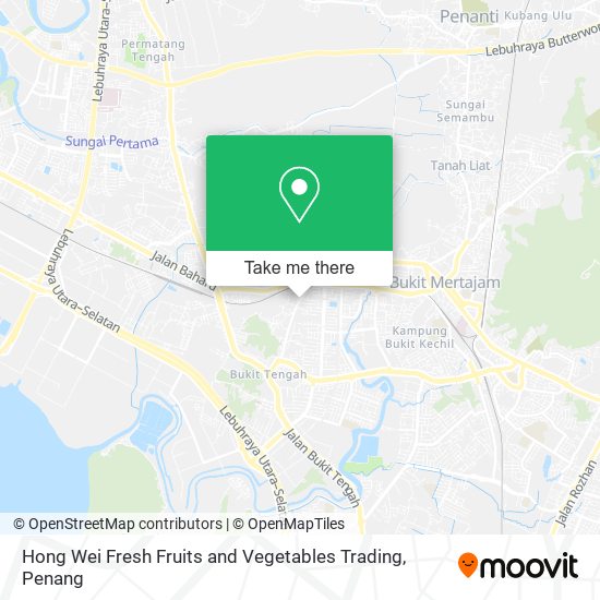 Hong Wei Fresh Fruits and Vegetables Trading map