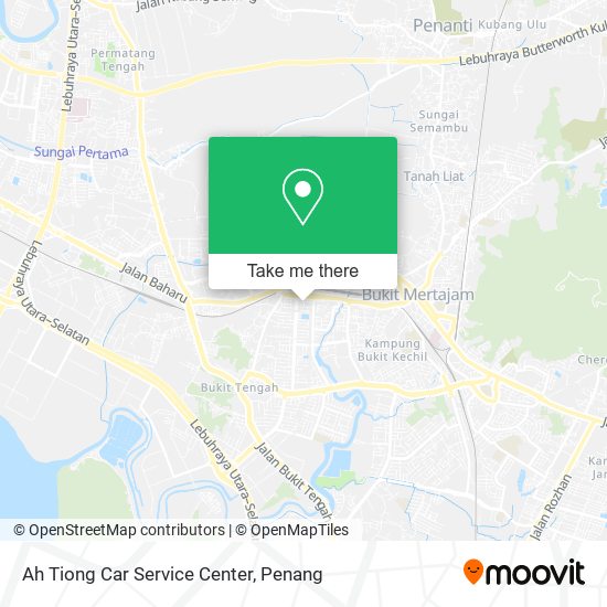 Peta Ah Tiong Car Service Center