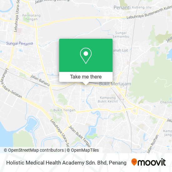 Holistic Medical Health Academy Sdn. Bhd map