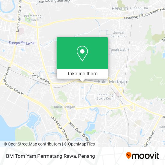 BM Tom Yam,Permatang Rawa map