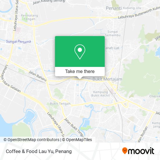 Coffee & Food Lau Yu map