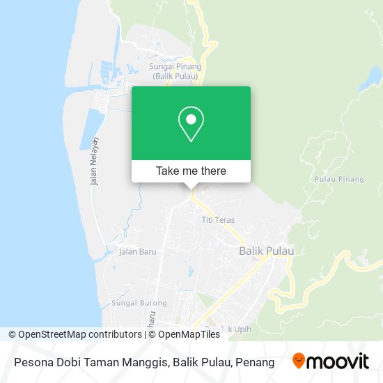 Peta Pesona Dobi Taman Manggis, Balik Pulau