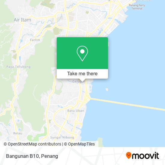 Bangunan B10 map