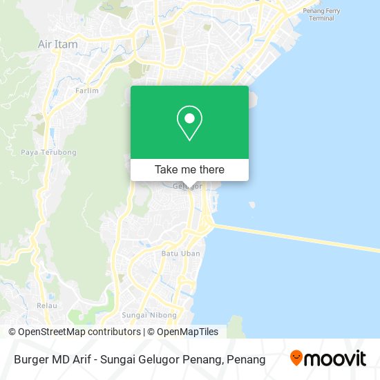 Peta Burger MD Arif - Sungai Gelugor Penang