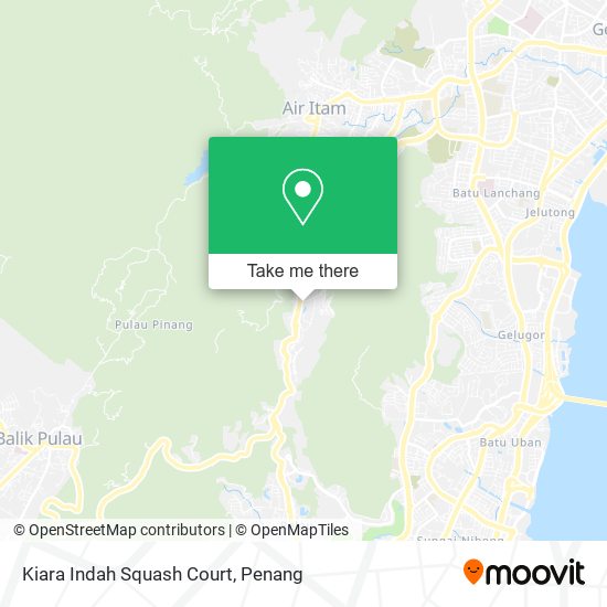 Kiara Indah Squash Court map