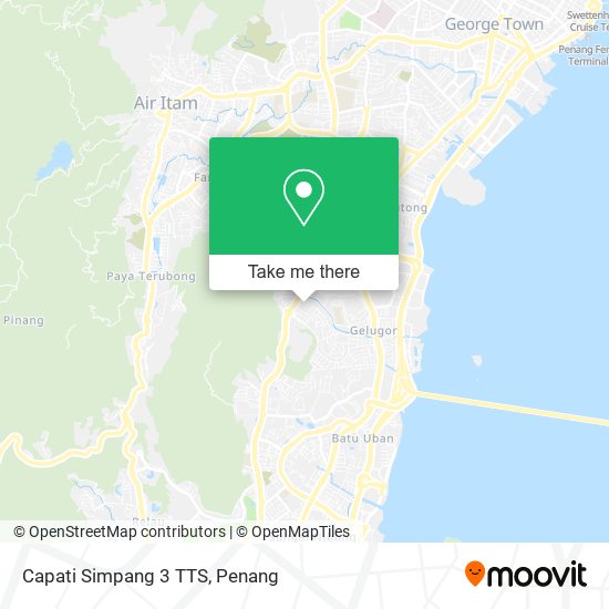 Peta Capati Simpang 3 TTS
