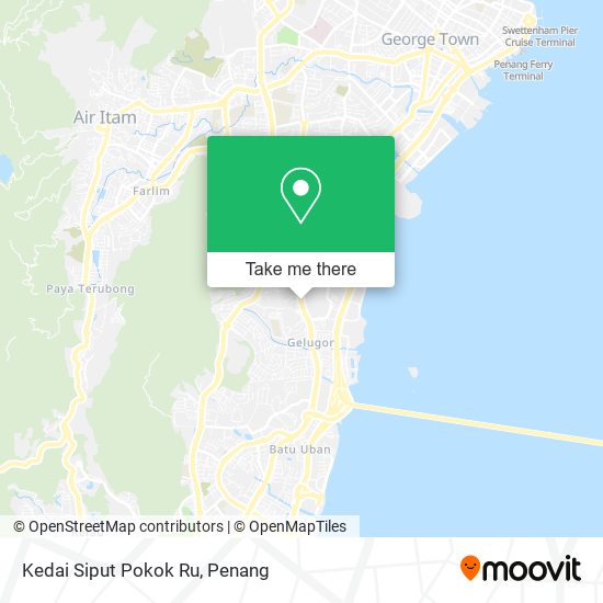 Kedai Siput Pokok Ru map