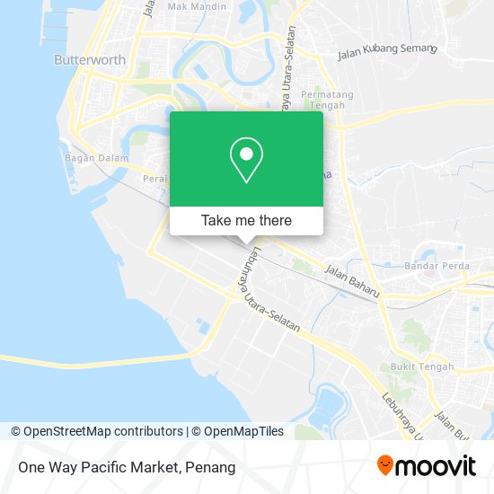 One Way Pacific Market map