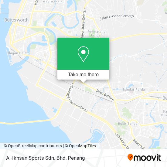 Peta Al-Ikhsan Sports Sdn. Bhd