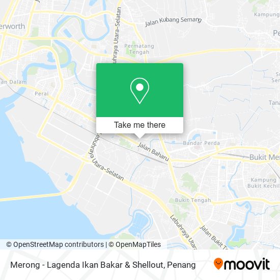 Merong - Lagenda Ikan Bakar & Shellout map