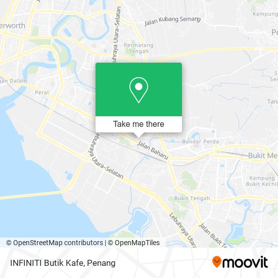 INFINITI Butik Kafe map