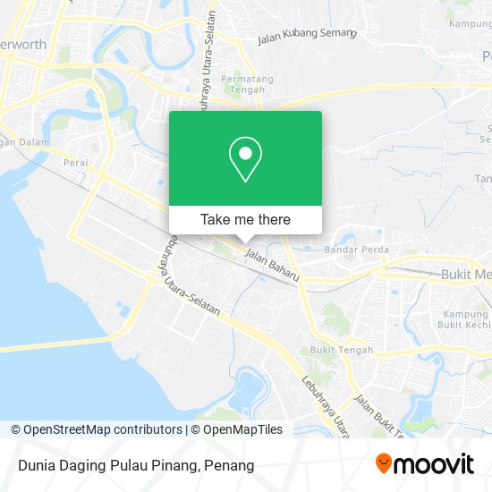 Dunia Daging Pulau Pinang map