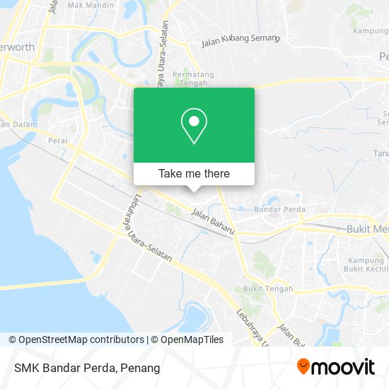 SMK Bandar Perda map
