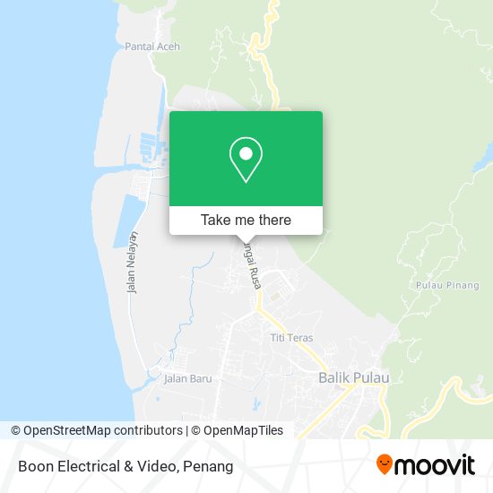 Boon Electrical & Video map