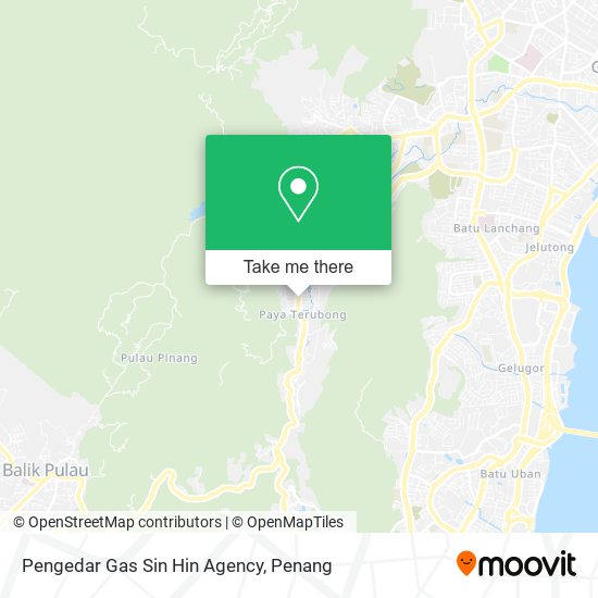 Pengedar Gas Sin Hin Agency map