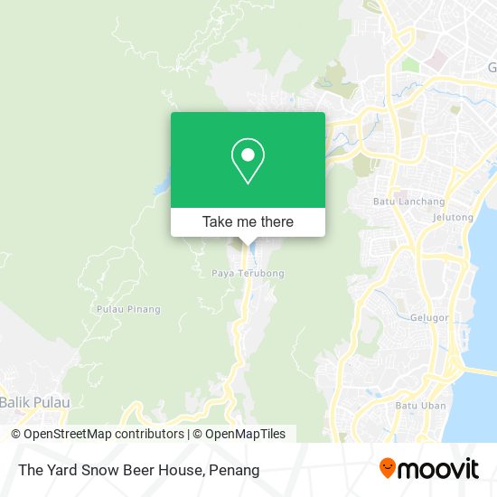 The Yard Snow Beer House map