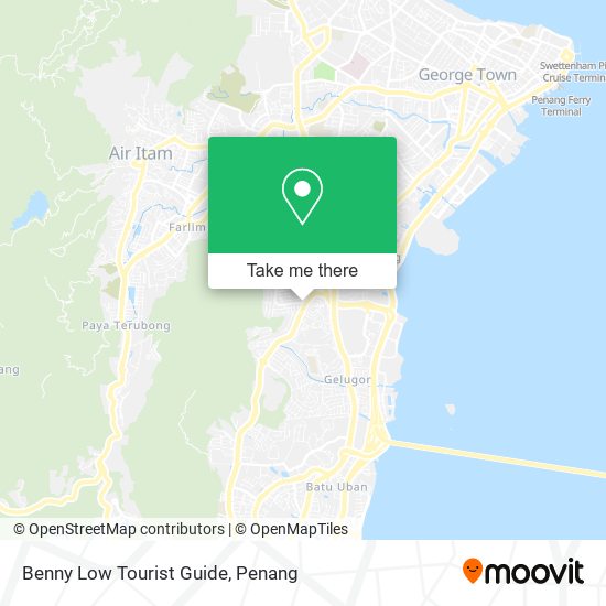 Benny Low Tourist Guide map