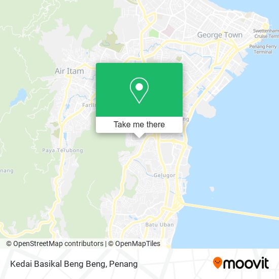 Kedai Basikal Beng Beng map