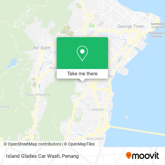 Island Glades Car Wash map