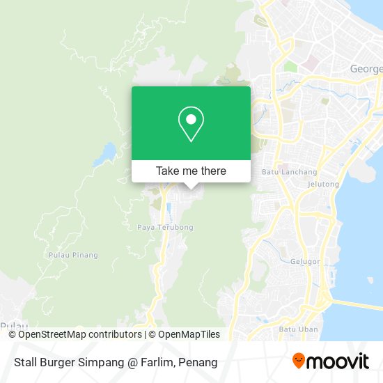 Peta Stall Burger Simpang @ Farlim