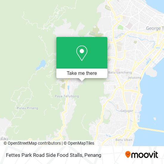 Fettes Park Road Side Food Stalls map