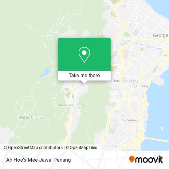 Ah Hoe's Mee Jawa map