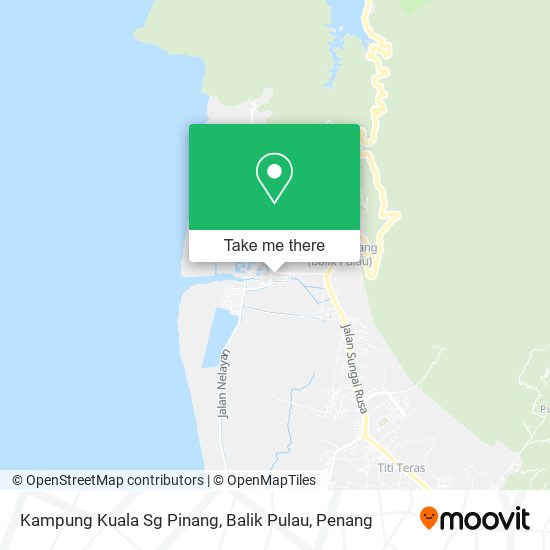 Peta Kampung Kuala Sg Pinang, Balik Pulau