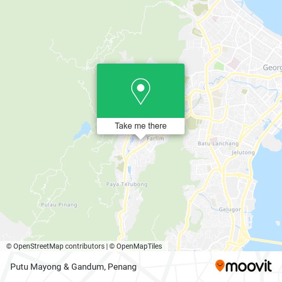 Putu Mayong & Gandum map