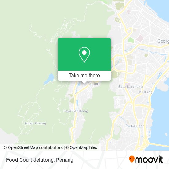 Peta Food Court Jelutong