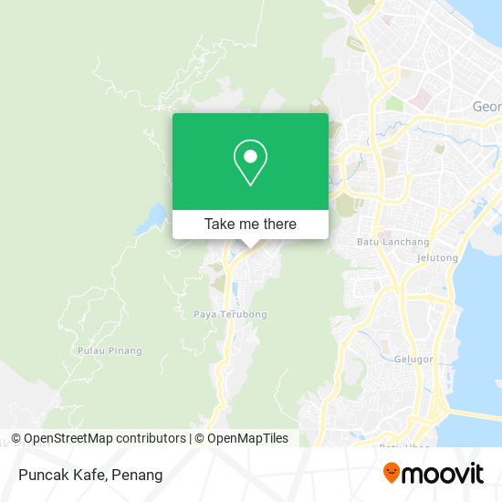 Puncak Kafe map