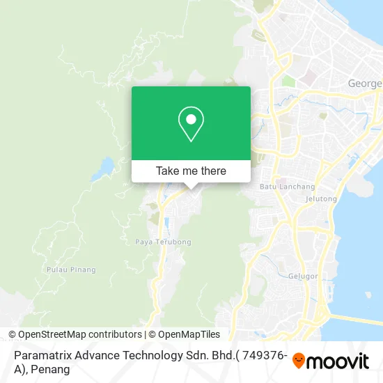 Paramatrix Advance Technology Sdn. Bhd.( 749376-A) map