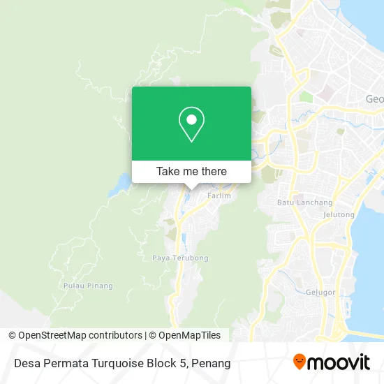 Desa Permata Turquoise Block 5 map