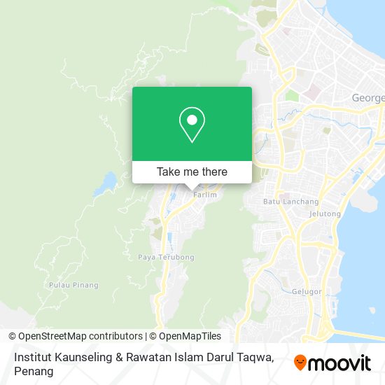 Peta Institut Kaunseling & Rawatan Islam Darul Taqwa