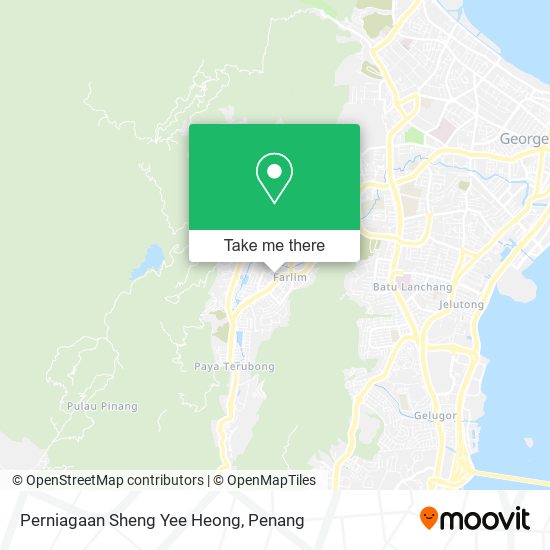Perniagaan Sheng Yee Heong map