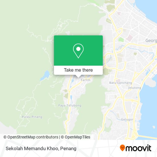 Sekolah Memandu Khoo map