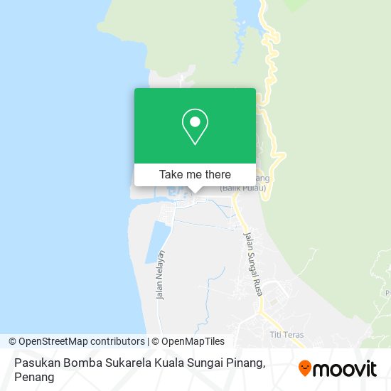 Peta Pasukan Bomba Sukarela Kuala Sungai Pinang