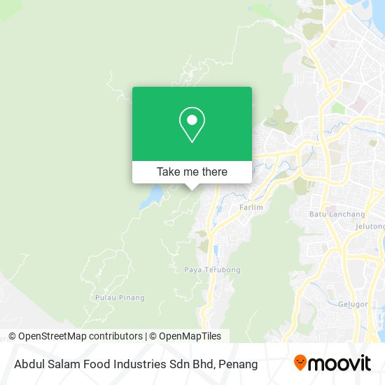 Peta Abdul Salam Food Industries Sdn Bhd