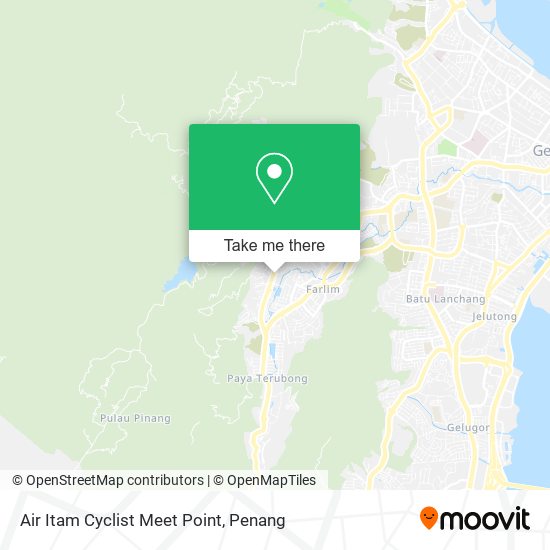 Air Itam Cyclist Meet Point map