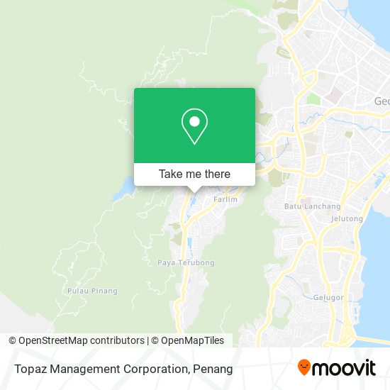 Topaz Management Corporation map