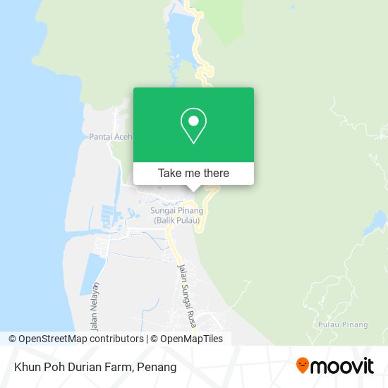 Khun Poh Durian Farm map