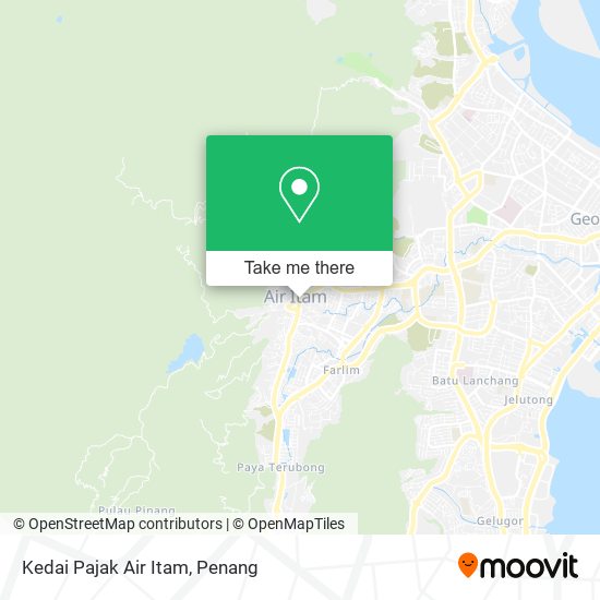 Peta Kedai Pajak Air Itam