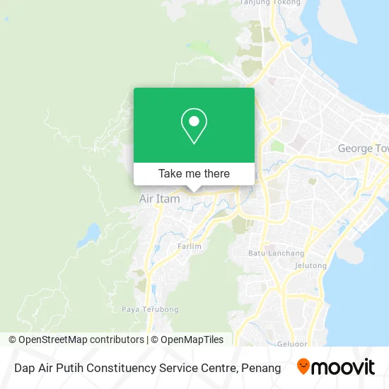 Dap Air Putih Constituency Service Centre map