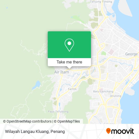 Wilayah Langau Kluang map