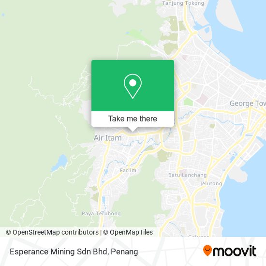 Esperance Mining Sdn Bhd map