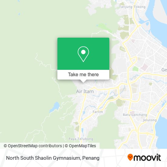 North South Shaolin Gymnasium map